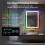 700x900mm LED Lighted Bathroom Mirror with Bluetooth and RGB Backlight 5