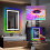 700x900mm LED Lighted Bathroom Mirror with Bluetooth and RGB Backlight 6
