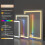 700x900mm LED Lighted Bathroom Mirror with Bluetooth and RGB Backlight 7