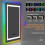 700x900mm LED Lighted Bathroom Mirror with Bluetooth and RGB Backlight 9