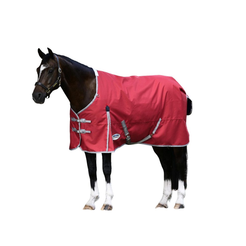 (7', Red/Silver/Navy) Weatherbeeta Comfitec Classic Standard Lite Plus Horse Turnout Rug