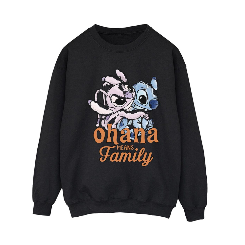 Lilo And Stitch Ohana Angel Hug Sweatshirt