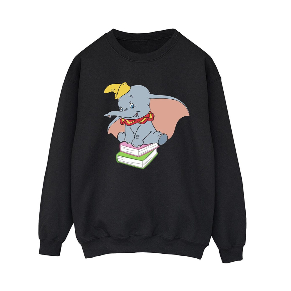 Dumbo Sitting On Books Sweatshirt