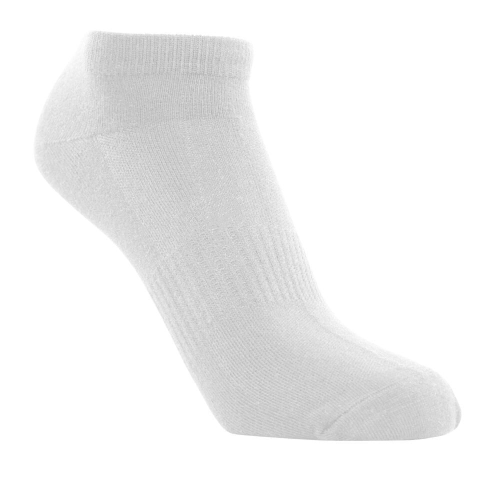 (4 UK-7 UK, White) Trespass Unisex Adult Orbital Liner Socks (Pack of 5)