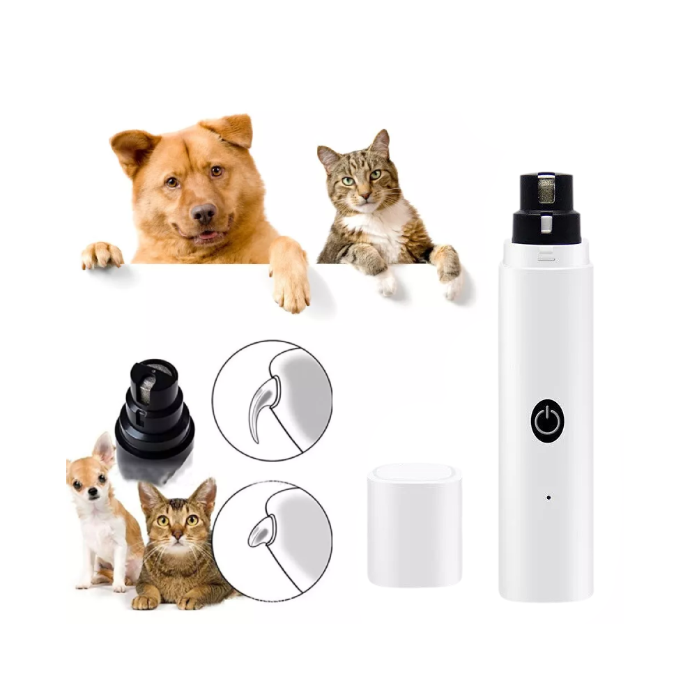 Electric Cat Dog Nail Grooming Grinder Trimmer Clipper Pet File Claw Care Tool