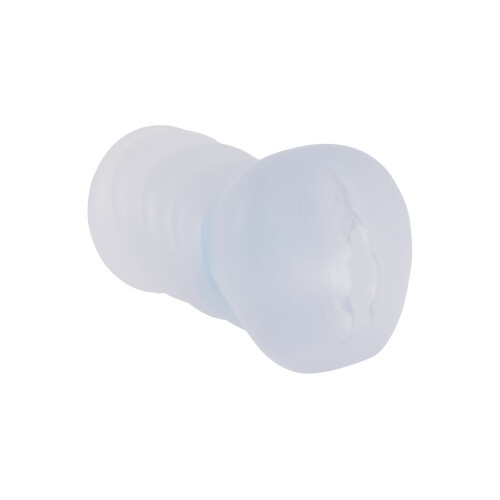 Transparent Masturbator with inner Cock Ring 1