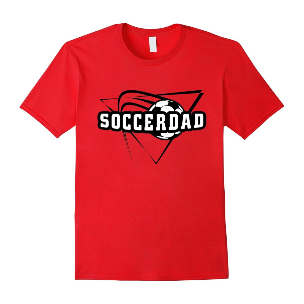 (M) Mens Soccer Dad Mens Shirts-Father's Day