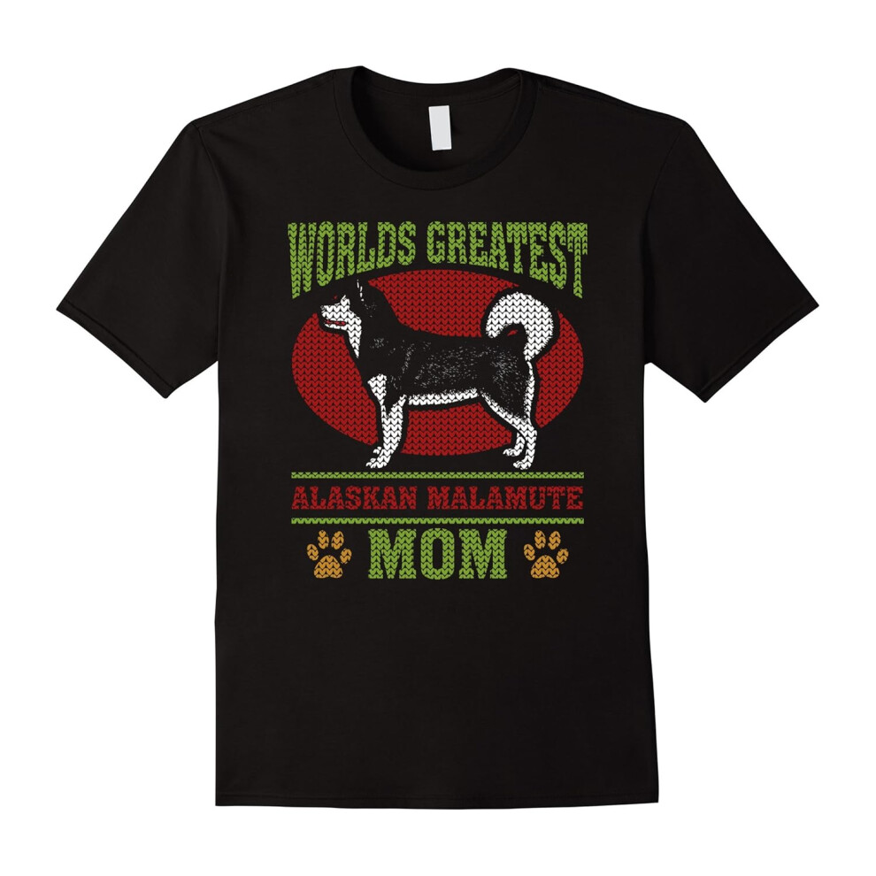 (XXXL) Worlds Greatest Alaskan Malamute Mom Dog Lover 2 T-shirt-Father's Day