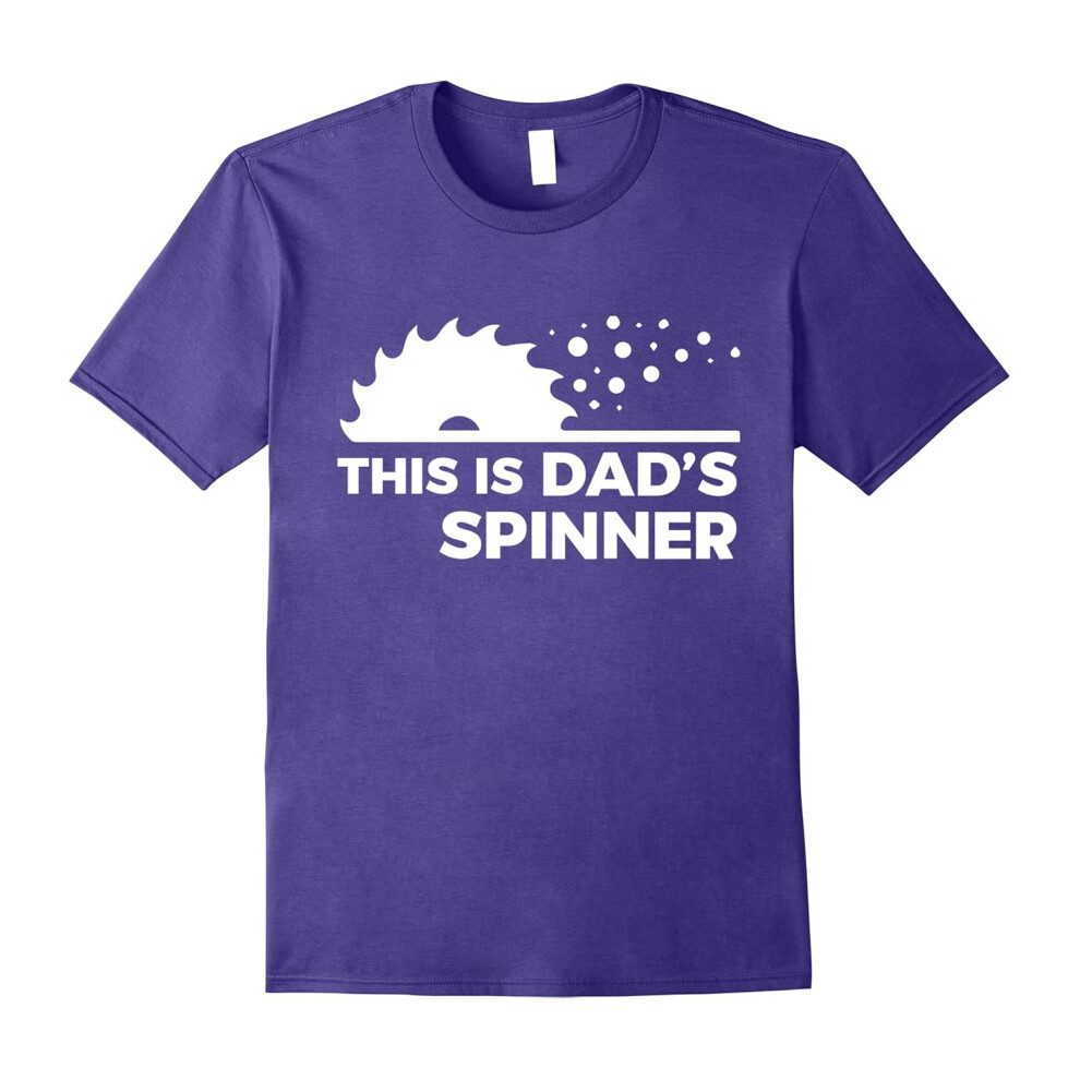 (S) Mens This Is How Dad Spins, Fidget Spinner, trendy, gift T-Shirt-Father's Day