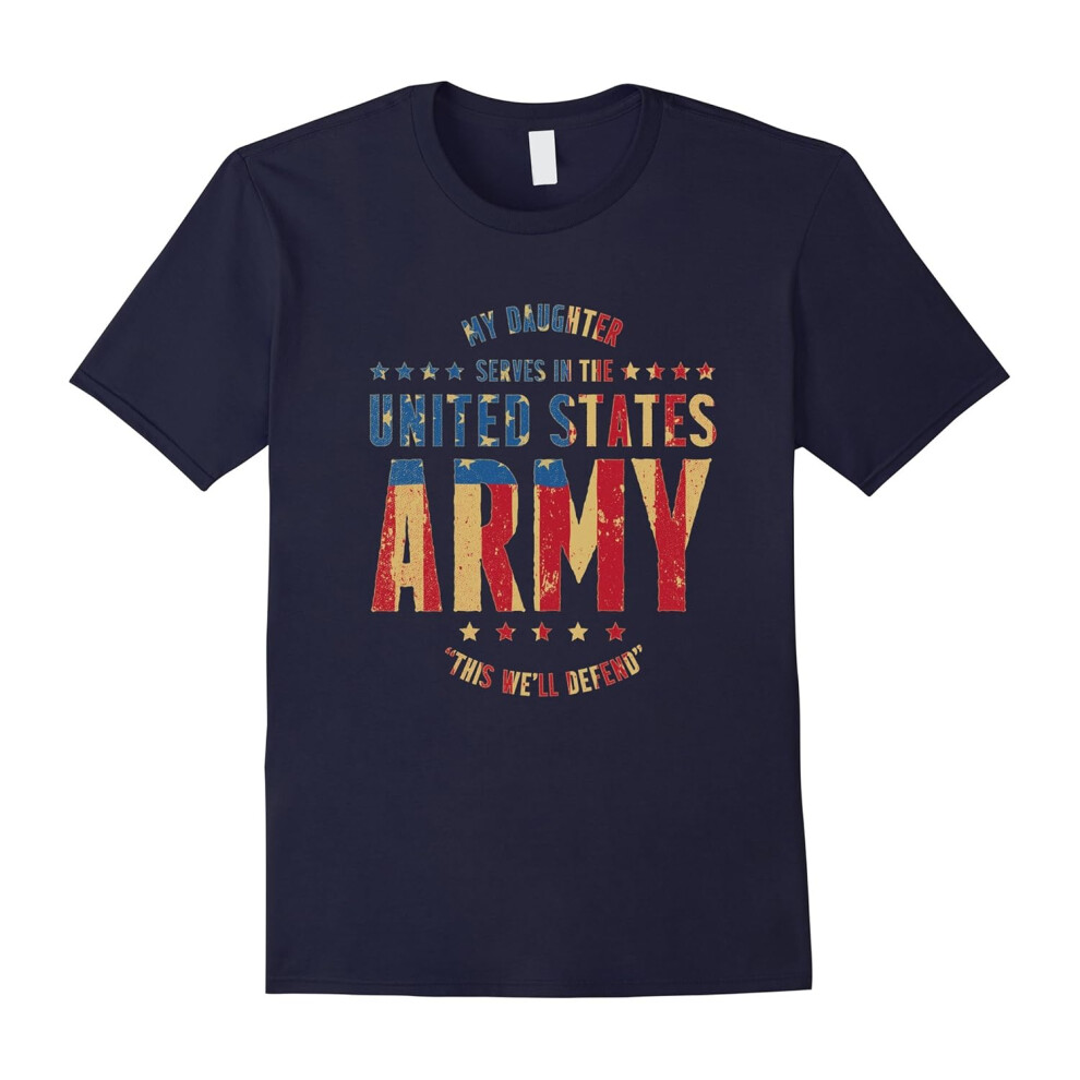 (S) Army MOM DAD T-Shirt â U.S. Army DAUGHTER T-shirt-Father's Day