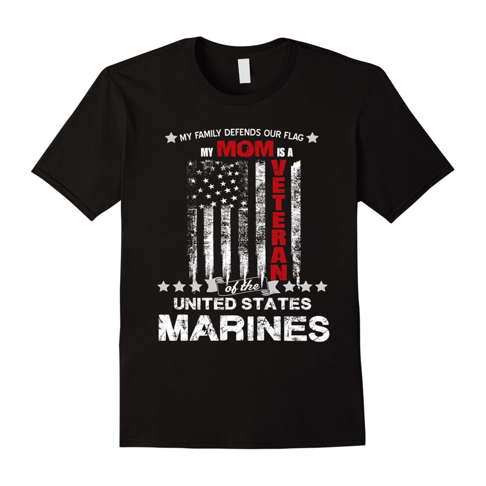 (XXXL) U.S. Marine Mom â My Family Defends Our Flag-Father's Day