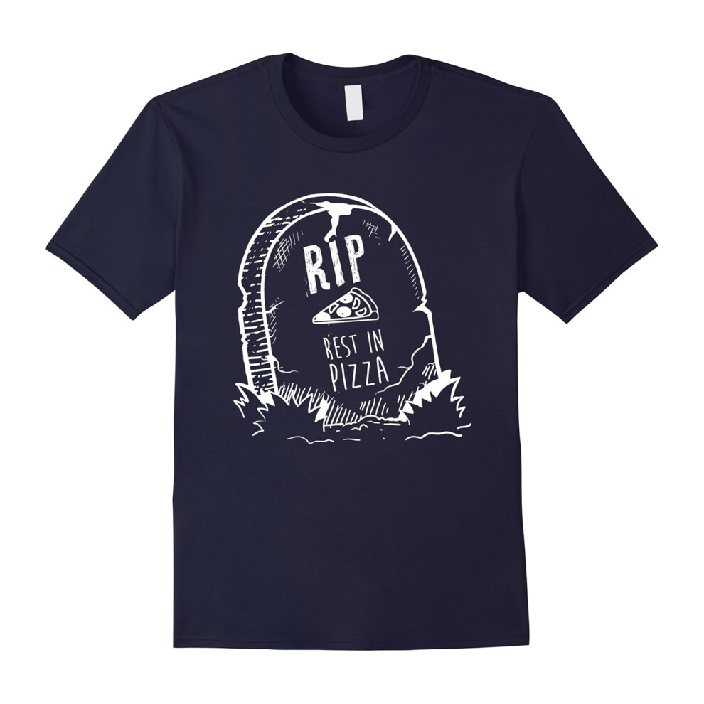 (S) Funny Food Rip Rest In Pizza Lover T Shirt Gifts For Men Her-Father's Day