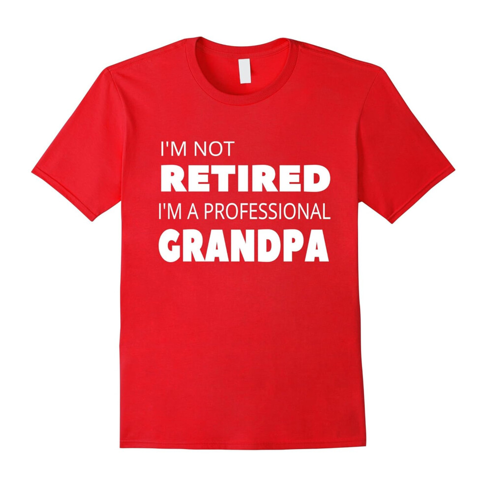 (M) Men's Retirement Gifts for Grandpa Grandfather Men T-Shirt-Father's Day