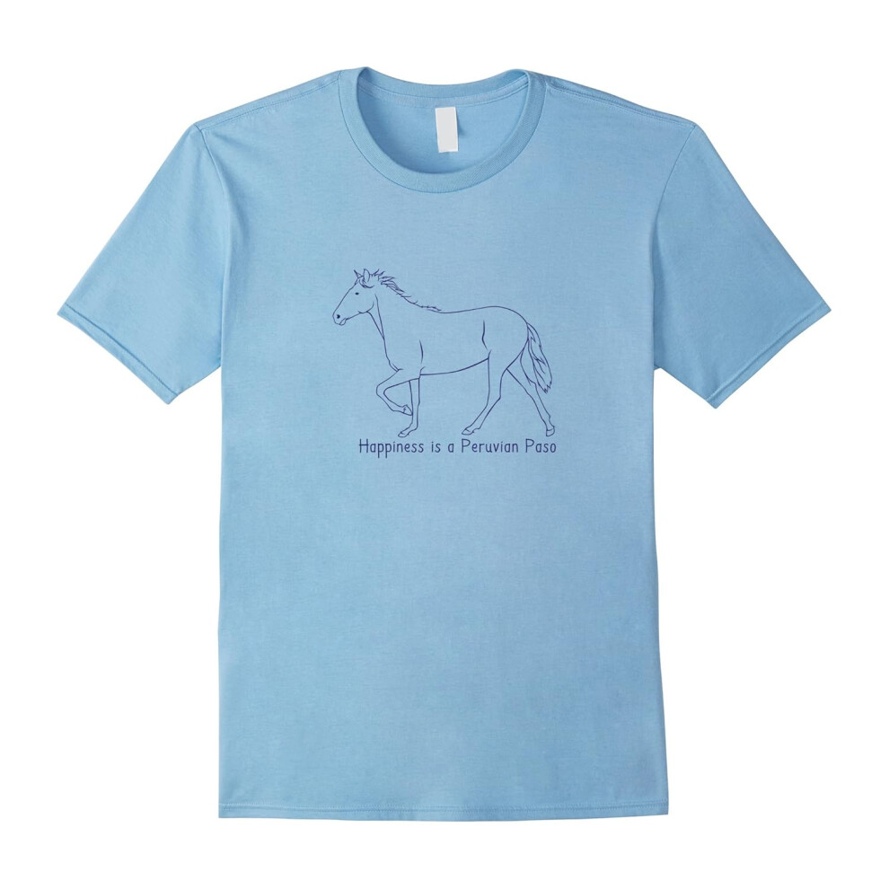 (XXL) Happiness is a Peruvian Paso | Horses Love Ride 4H T-shirt-Father's Day