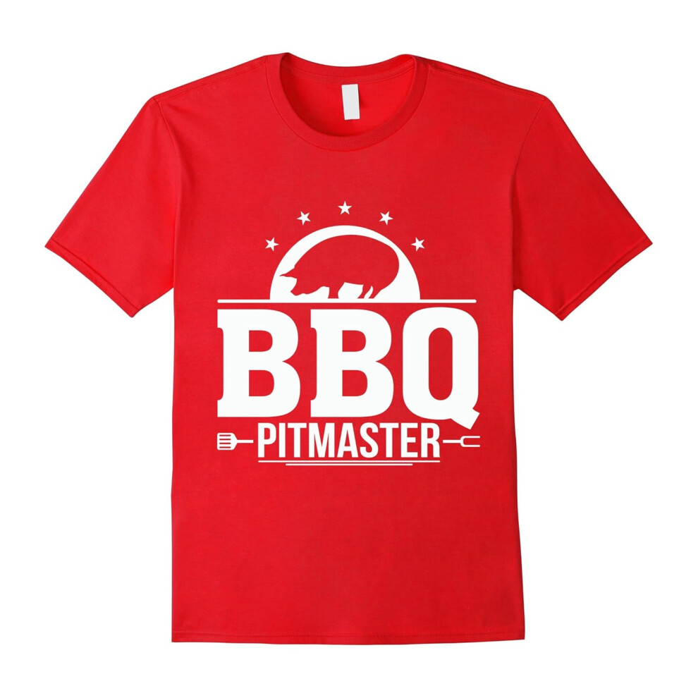 (XXL) BBQ Pitmaster T-shirt Barbecue Lover Gift-Father's Day