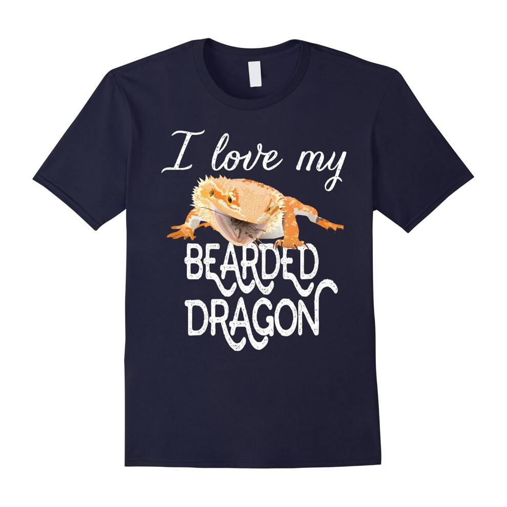 (XXL) I love my Bearded Dragon Shirt-Father's Day