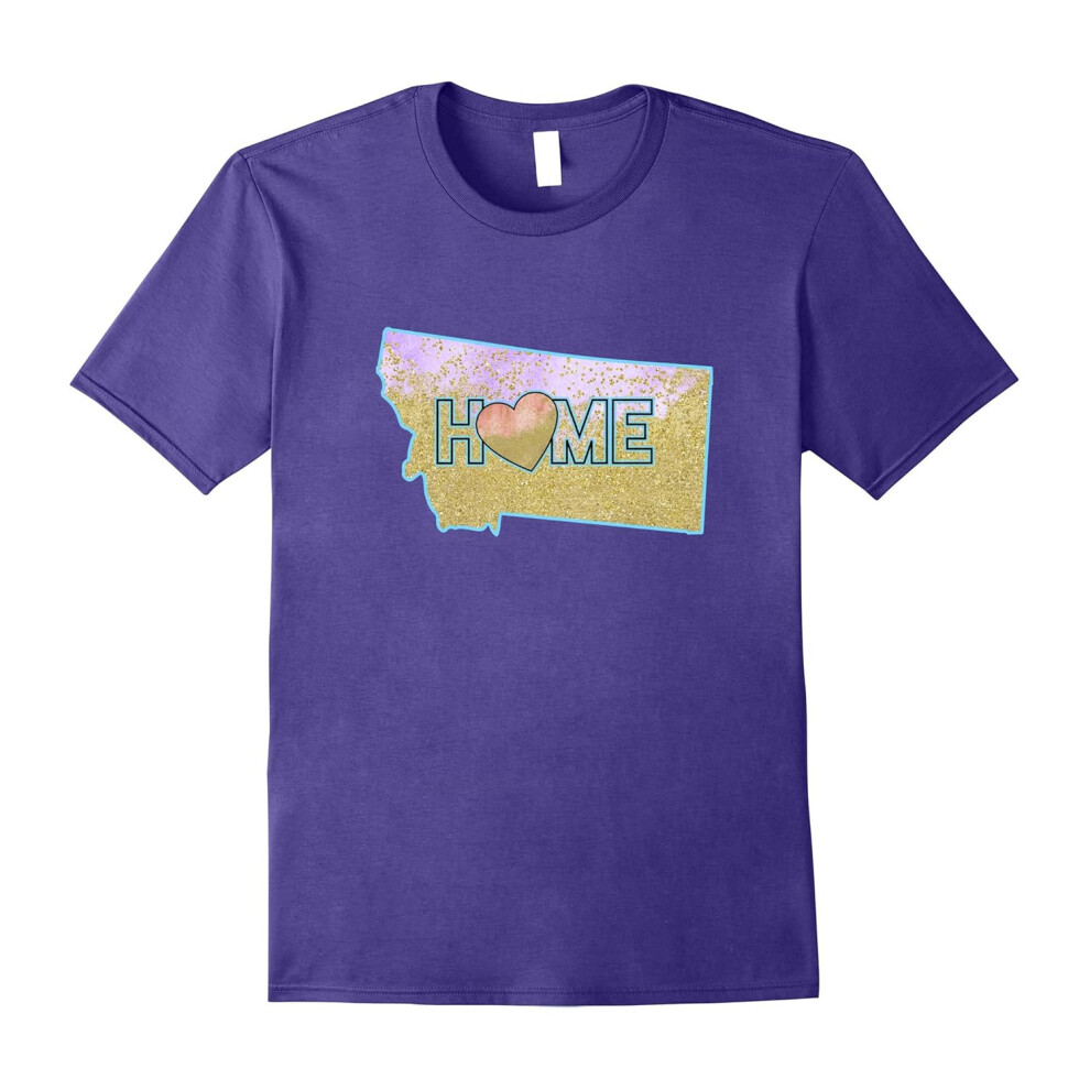 (XXXL) Montana T-Shirt Love My Home State Gift Tee-Father's Day