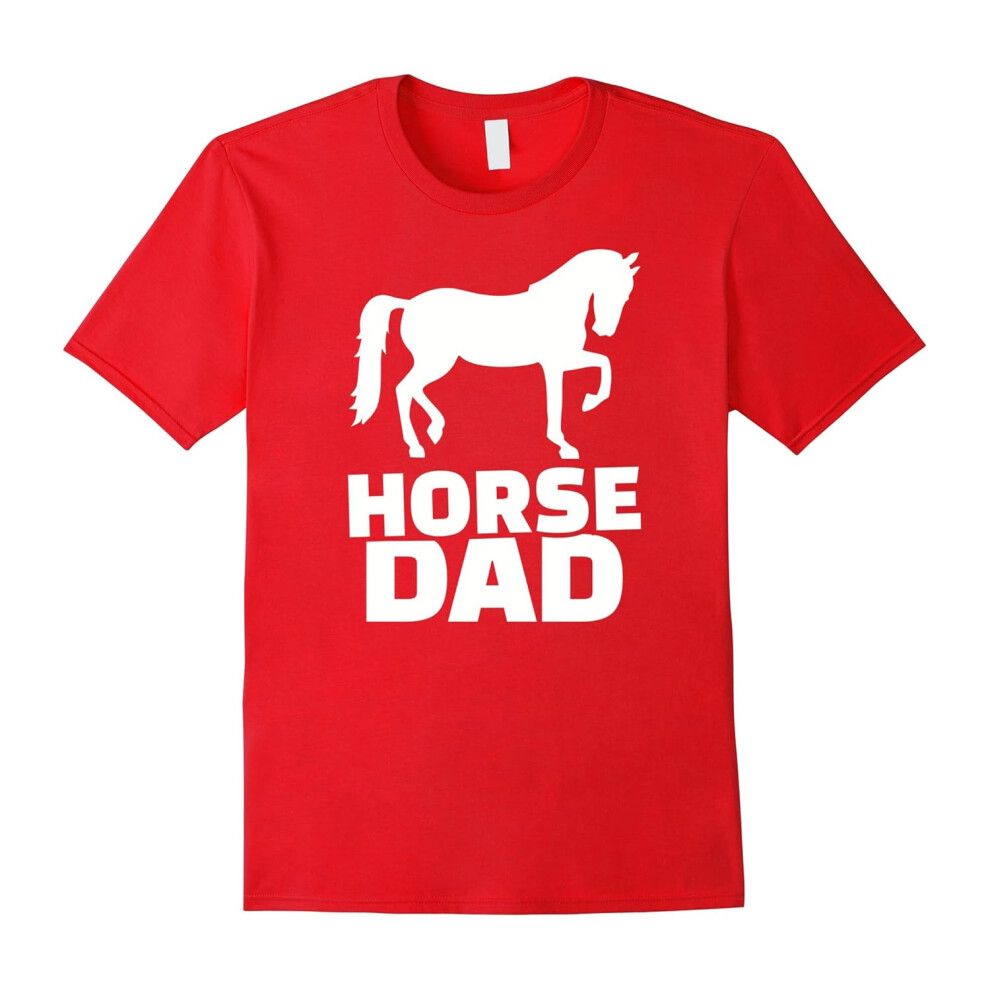 (XXL) Men's Horse dad T-Shirt-Father's Day