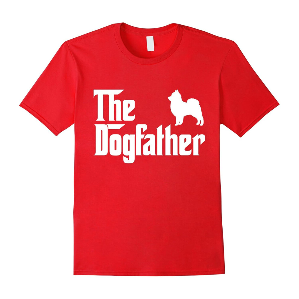 (XXXL) The Dogfather Pomeranian T-Shirt Funny Father Dog Lover Gift-Father's Day