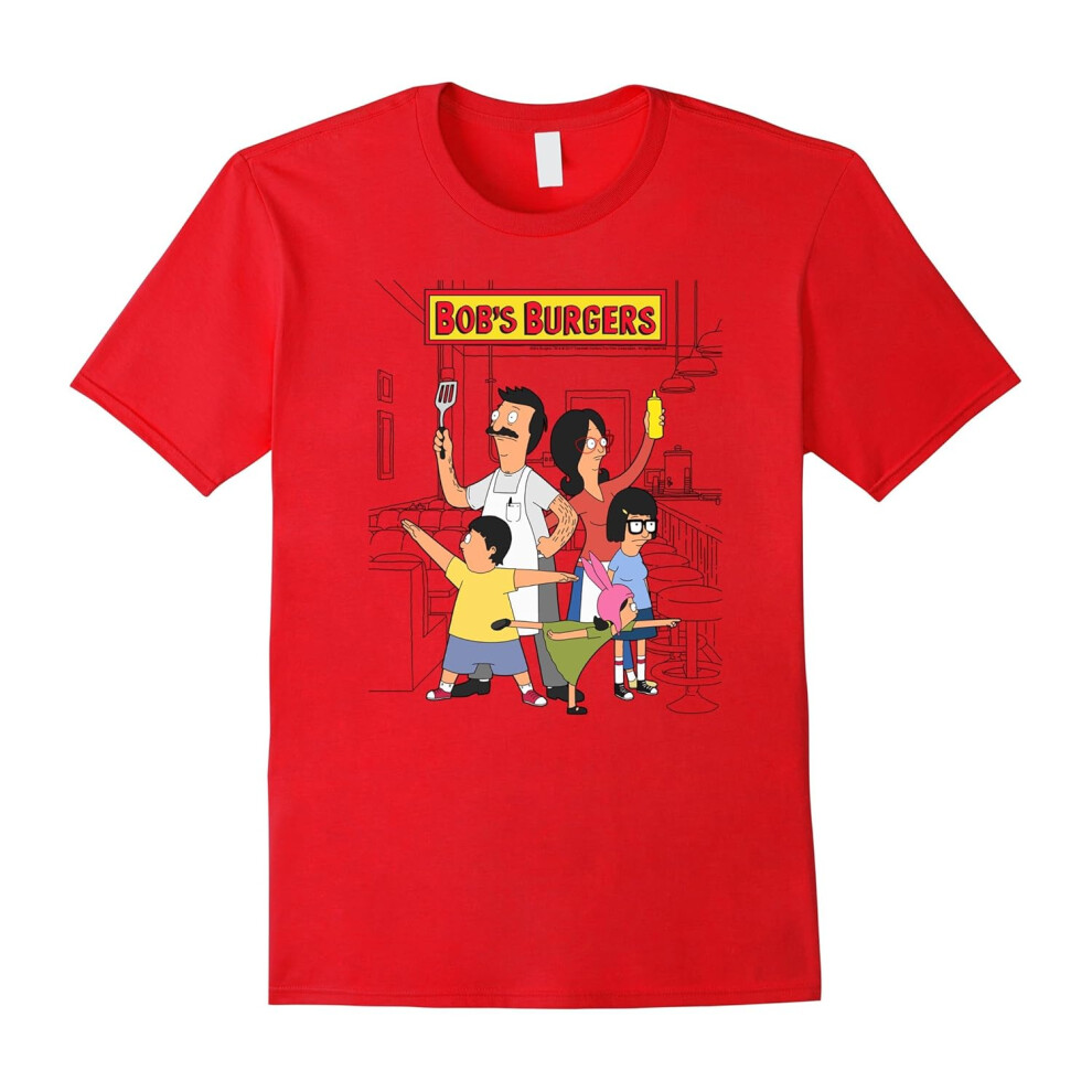 (XL) Bob's Burgers Bob's Burgers Family Group Hero Pose-Father's Day