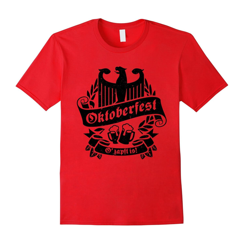 (M) Oktoberfest Bavarian Vintage Style T-Shirt â Beer Lovers Tee-Father's Day