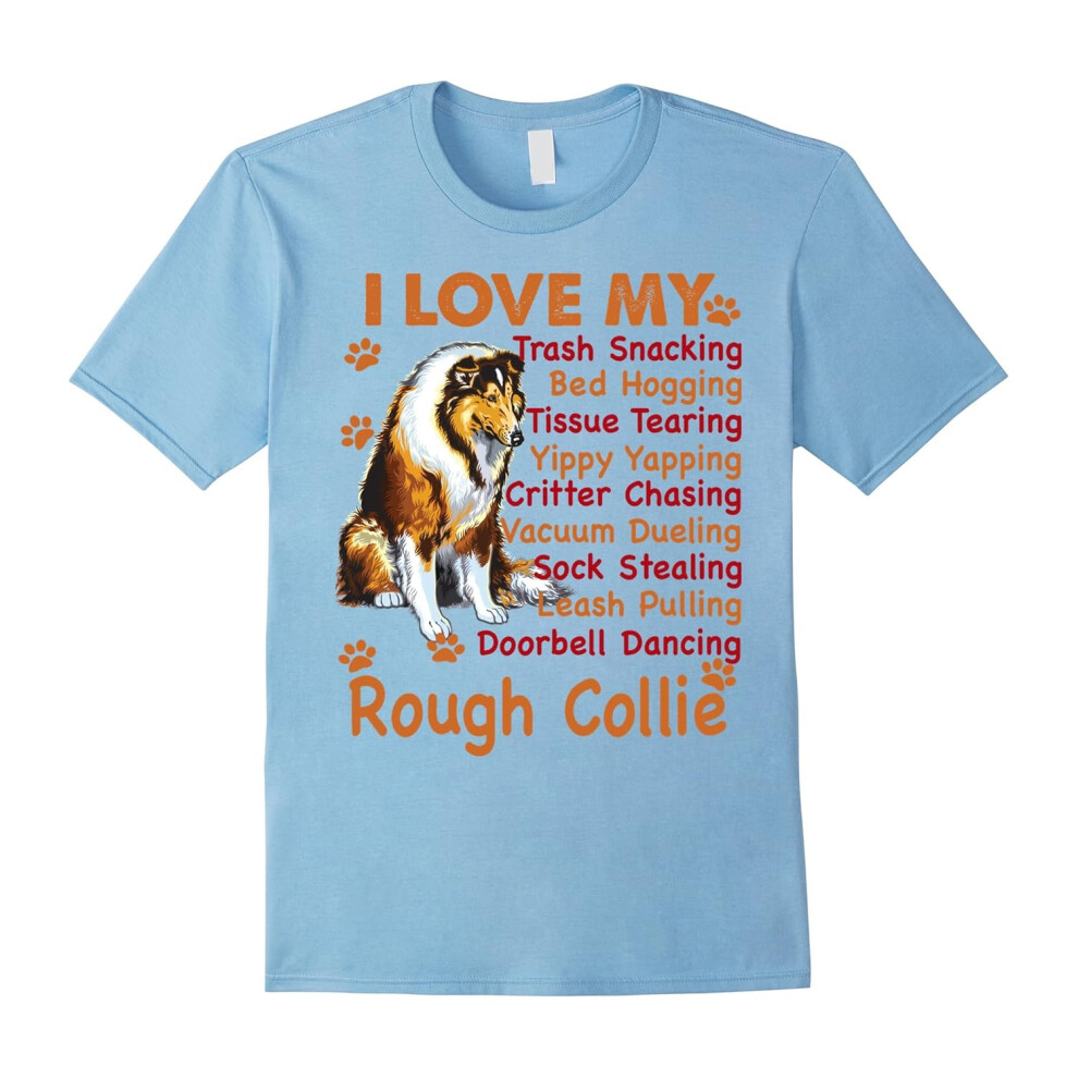 (XL) I love my Rough Collie, Rough Collie shirt , Rough Collie-Father's Day