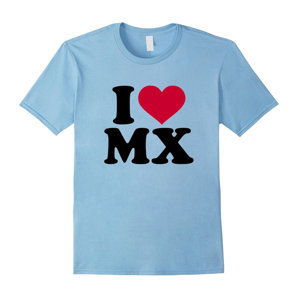 (M) I love MX Motocross T-Shirt-Father's Day