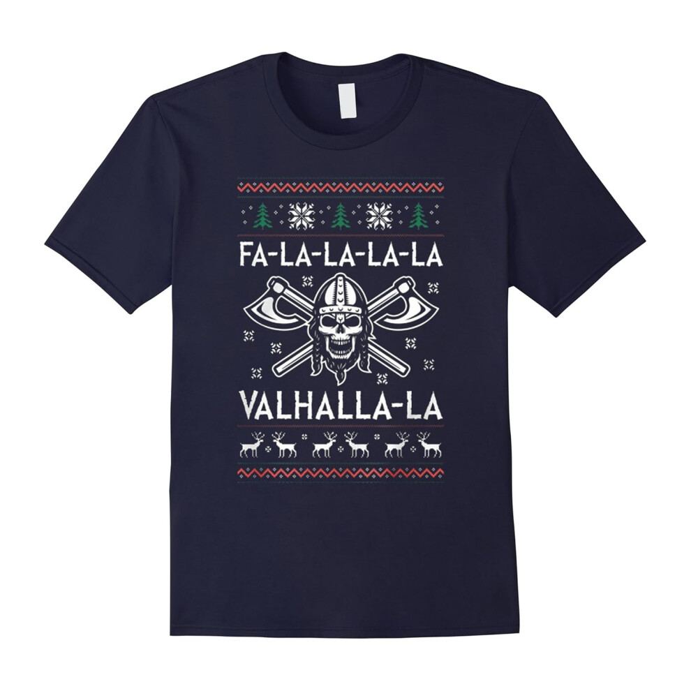 (S) Valhalla-la T-Shirts Special Ugly Christmas Gifts for men-Father's Day