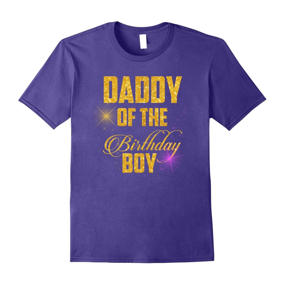 (XXL) Mens Daddy Of The Birthday Boy Son Birthday T-Shirt-Father's Day