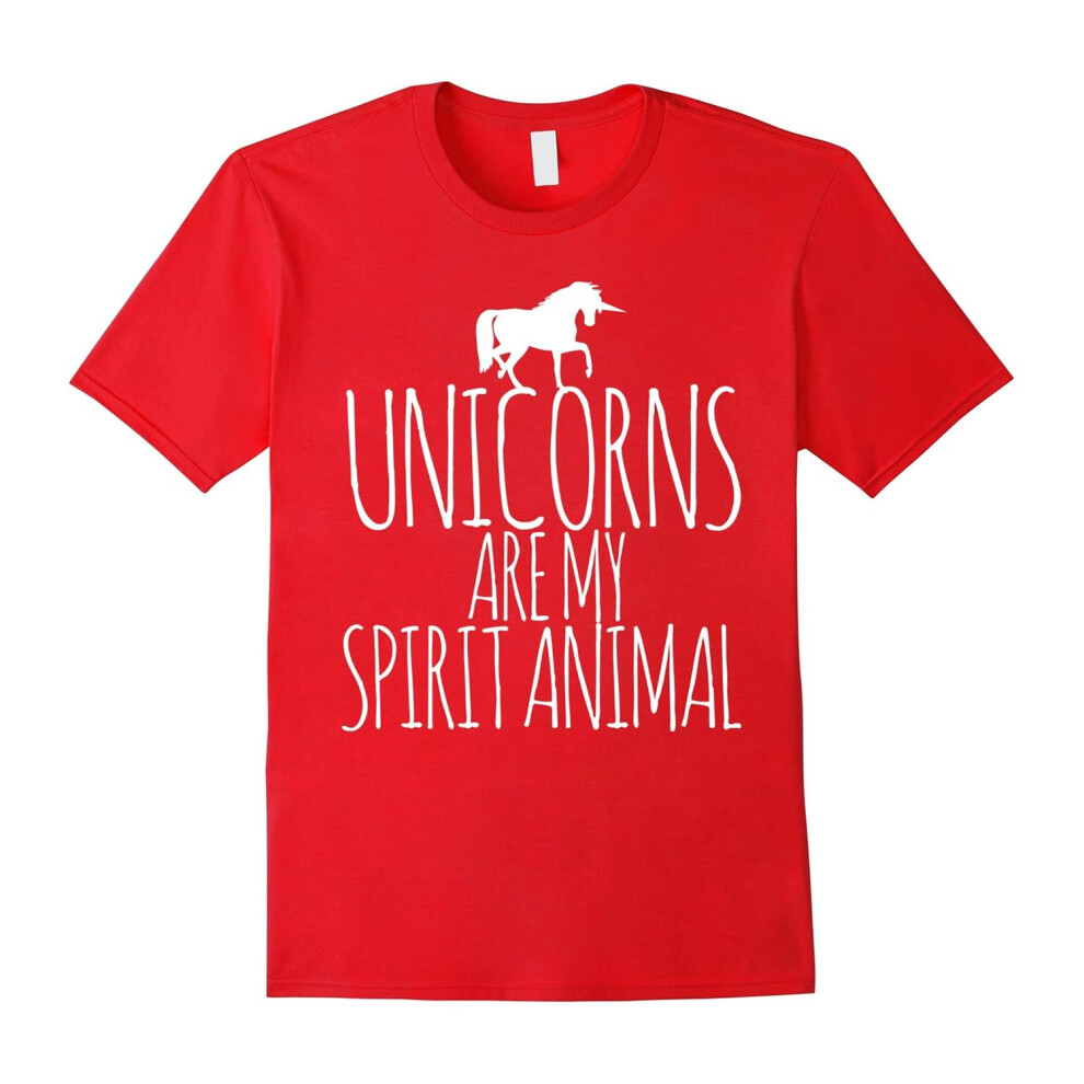 (S) Unicorns are my spirit animal shirt funny unicorn lover tee-Father's Day