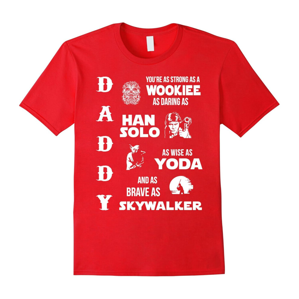 (M) Star Daddy Wars Shirt- New Father Day T-shirt 2016-Father's Day