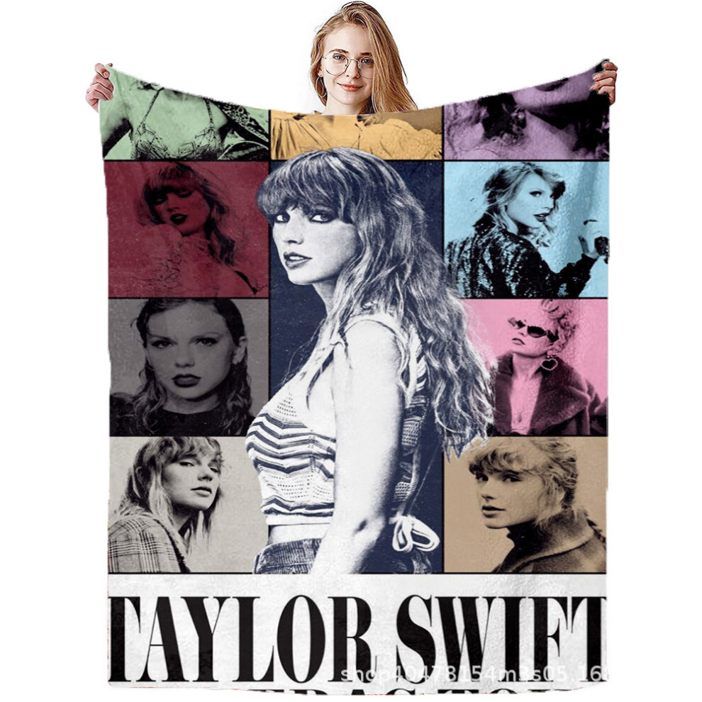 (Style 6, 150X130cm) Taylor Swift Blanket Mouldy Singer Flannel Air Conditioning Blanket