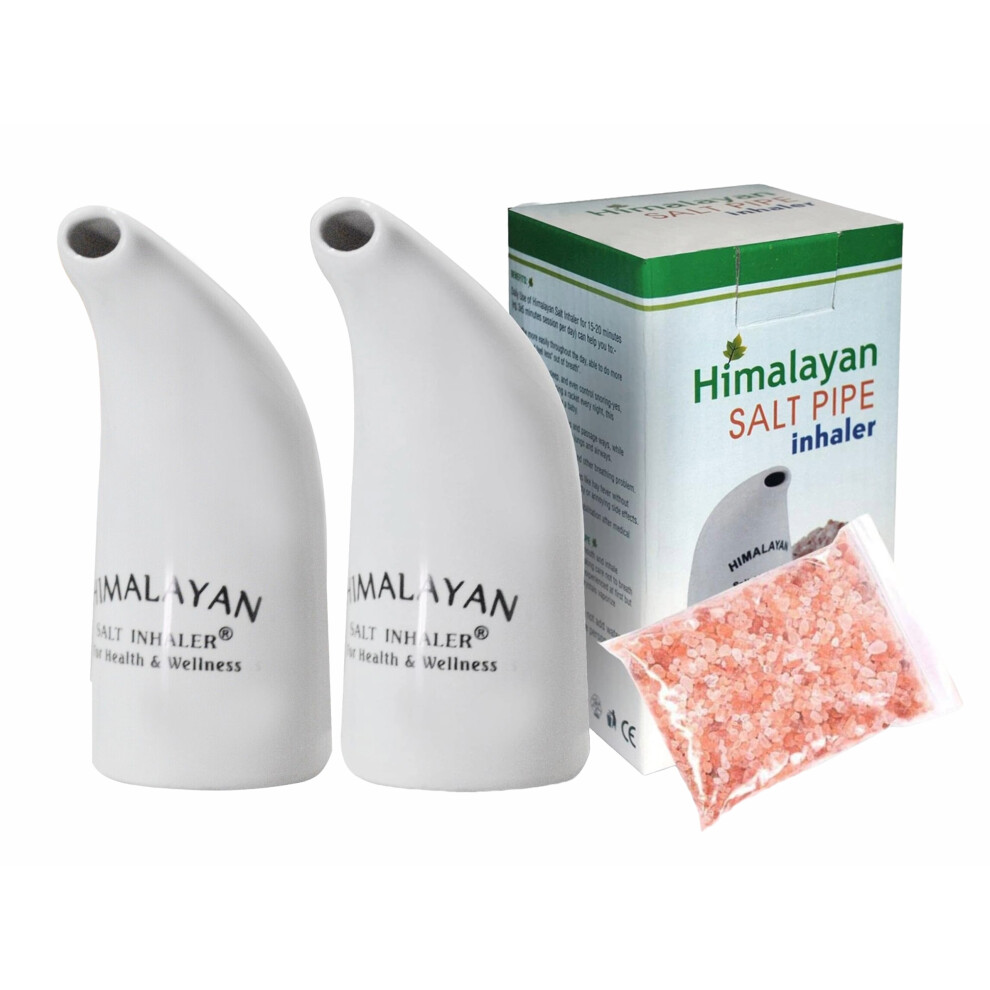 Onex Himalayan Salt Inhaler For Asthma Patient Salt Pipe Crystal Salt Anti Bacterial 2X