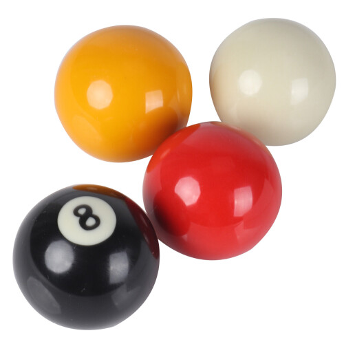 2" RED AND YELLOW POOL BALLS SET QUALITY COMPETITION / MATCH BALLS FOR 2
