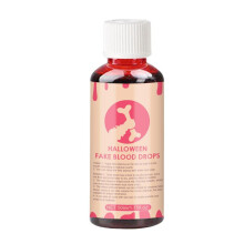 50ml Halloween Fake Blood Halloween Plasma Props Washable Vampire Blood Makeup Halloween Lood Splatter Costume Face Clothes