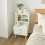 SoBuy FBT100-W Bedside Table Nightstand Side Table End Table 4