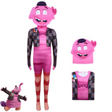 (Bing Bong, Kids 130) Inside Out 2 Cosplay Costume Fancy Dress Jumpsuit