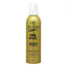 Curl & Twist Supreme Curl Defining Mousse 354 ml - Flaxseed & Coconut Oil, Vitamin E för att Förhindra Torrhet