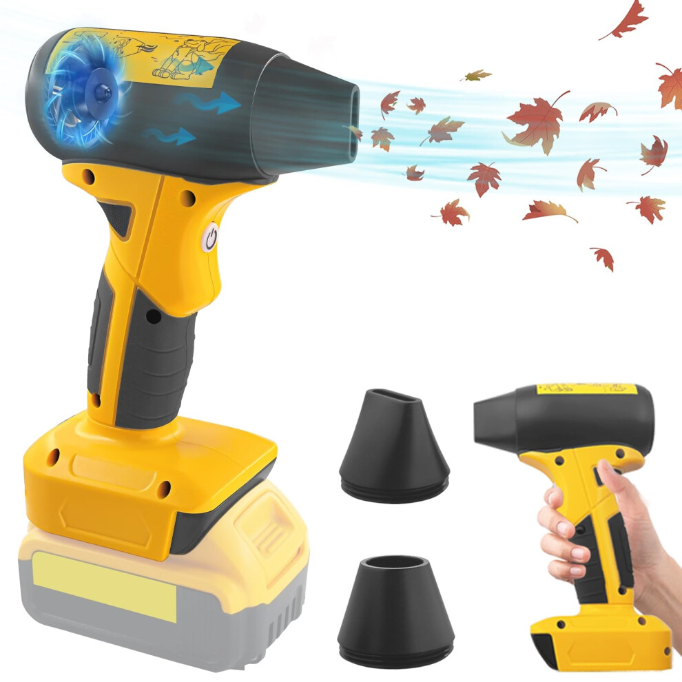 (For Dewalt) Jet Blower Portable Violent Turbo Fan,Compressed Electric Air Duster for Drying Cleaning for Makita/Dewalt/Milwaukee/Bosch