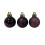 Premier 24 Mini Christmas Tree Baubles Purple Plum Decoration Tree 3cm 4