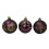 Premier 9 Decorated Purple Plum Christmas Tree Baubles Decorations Tree 6cm 6