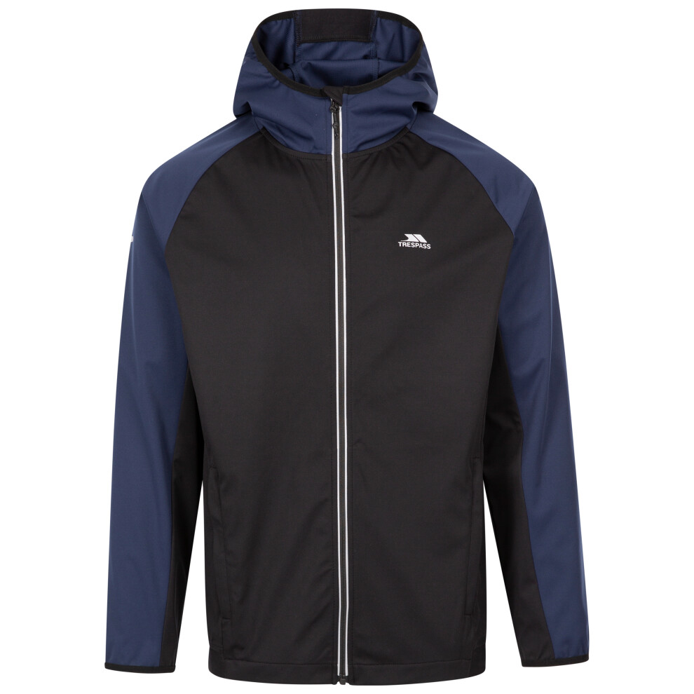 (L, Black) Trespass Mens Activewear Hooded Jacket Furst