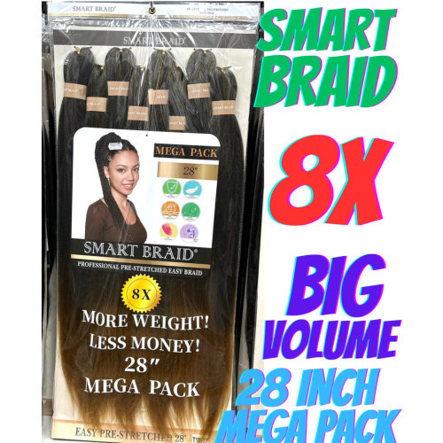 (T1B.27) Smart Braid 8x Pre - Stretched 28" 2