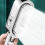 (silver) 3 Modes High Pressure Shower Head Built-in Filter Handheld Adjustable Water Saving Nozzle Bathroom Accessories 4