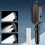 (silver) 3 Modes High Pressure Shower Head Built-in Filter Handheld Adjustable Water Saving Nozzle Bathroom Accessories 2