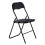 URBN Living (Black PVC) 6 Pc Folding Lightweight Chair Set Metal Frame 4