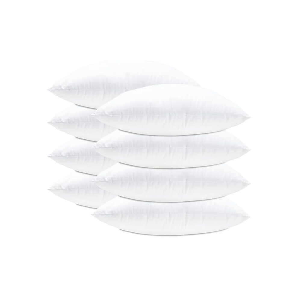 Lancashire Textiles (Pack Of 8, 22" X 22" - 55 X 55Cm) Soft Polyester Cushion Pads