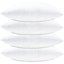 (Pack of 4, 24" x 24" - 60 x 60cm) Lancashire Textiles Soft Polyester Cushion pads