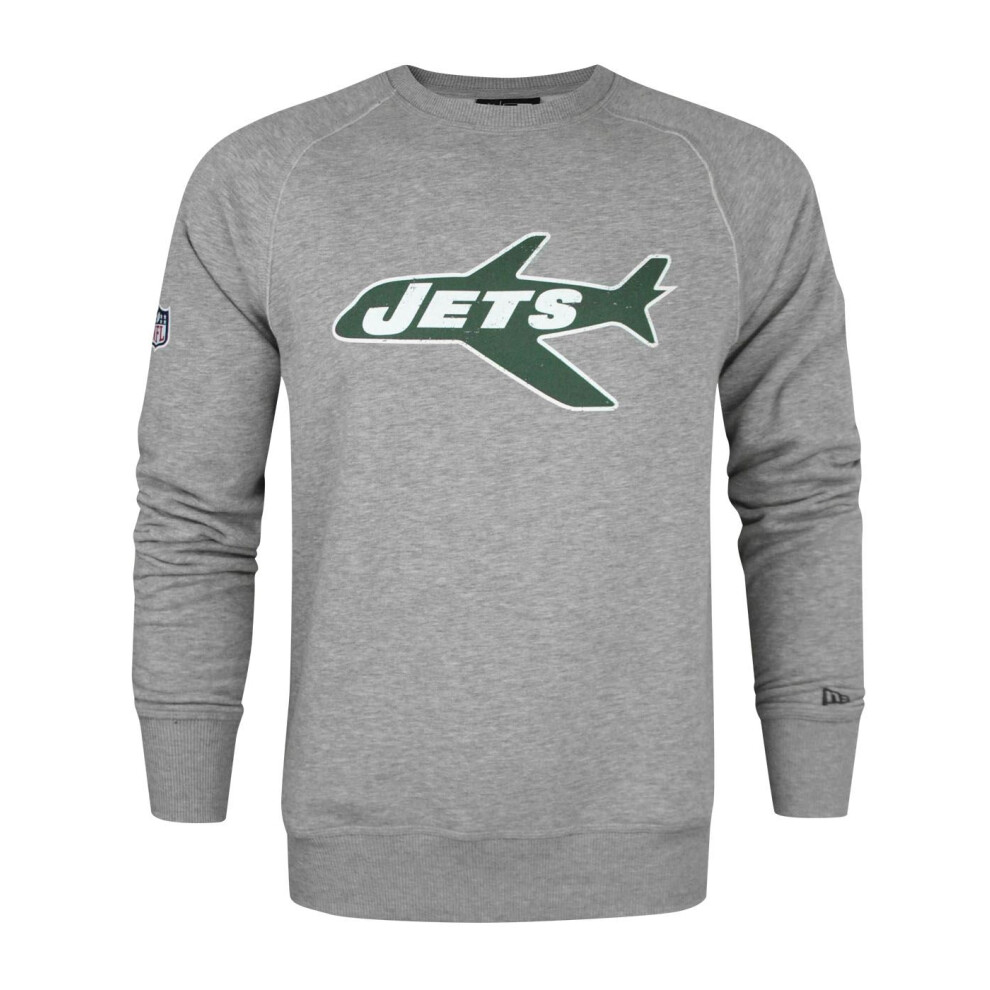 (X-Small) New Era Sweatshirt (Mens Grey)