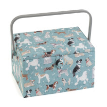 Hobby Gift Sewing Box (L): Dogs